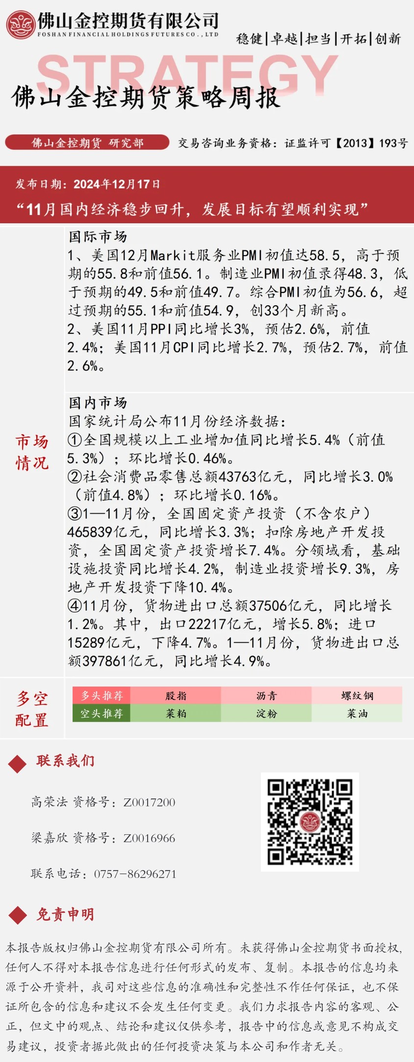 【期货策略周报】_1216当周